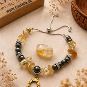 pulsera abundancia y properidad plateada atraer dinero joyeria castelia