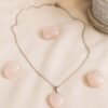 collar para el amor cuarzo rosa de corazon castelia 2