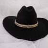 sombrero negro con piedras naturales de atraccion castelia 2 sombrero negro con piedras naturales de atraccion castelia 2